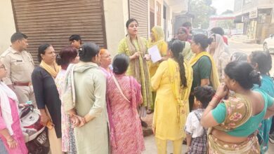 शराब के ठेकों के विरोध में महिलाओं ने सौंपा ज्ञापन