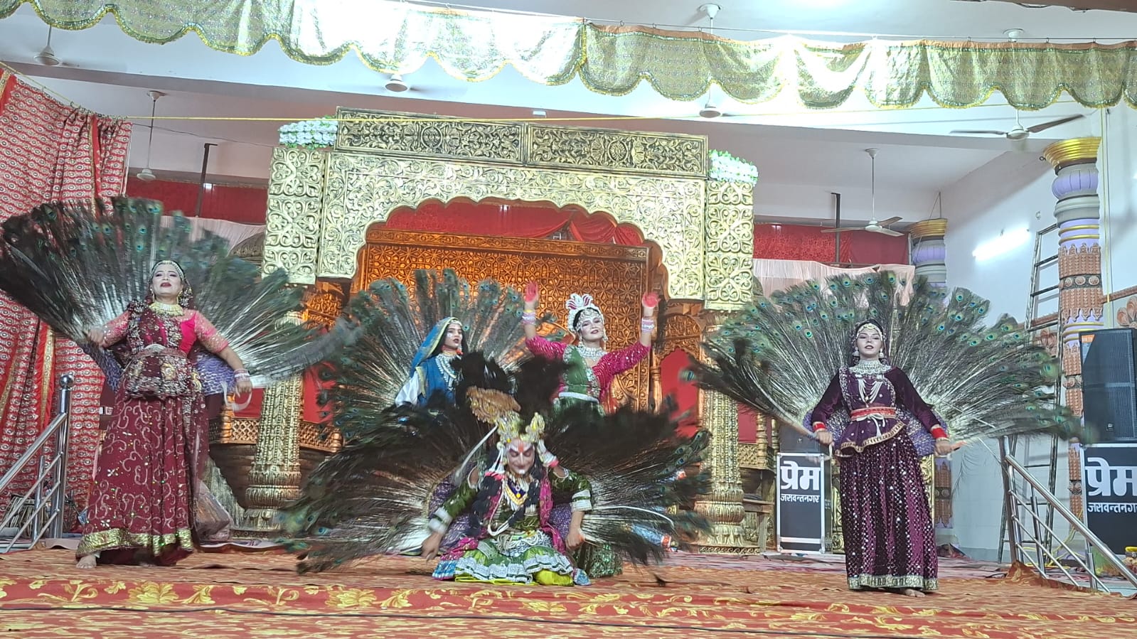 श्रीकृष्ण जन्म की लीलाओं का हुआ भावपूर्ण मंचन